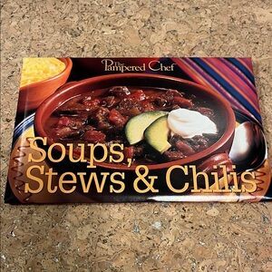The Pampered Chef Soups, Stews and Chilis Recipe Card Set